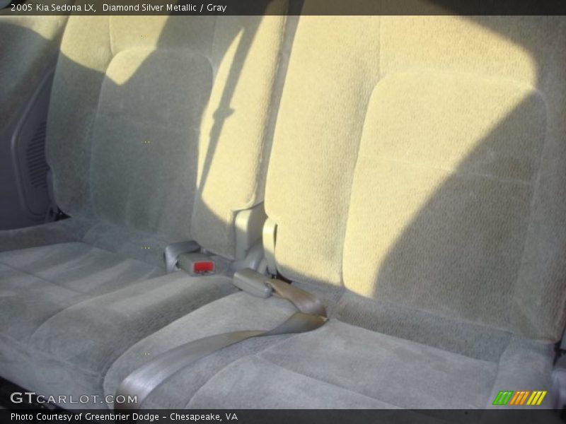 Diamond Silver Metallic / Gray 2005 Kia Sedona LX