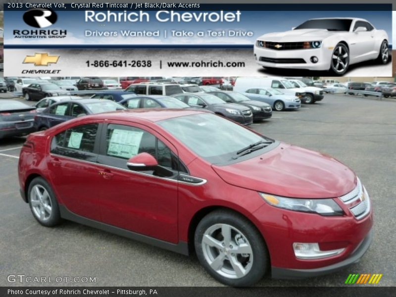 Crystal Red Tintcoat / Jet Black/Dark Accents 2013 Chevrolet Volt