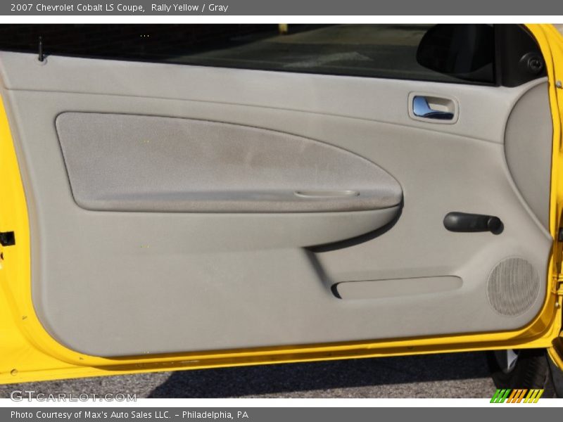 Rally Yellow / Gray 2007 Chevrolet Cobalt LS Coupe