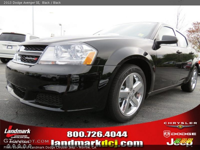 Black / Black 2013 Dodge Avenger SE