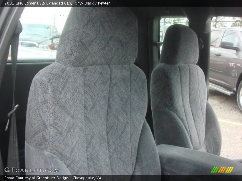Onyx Black / Pewter 2001 GMC Sonoma SLS Extended Cab