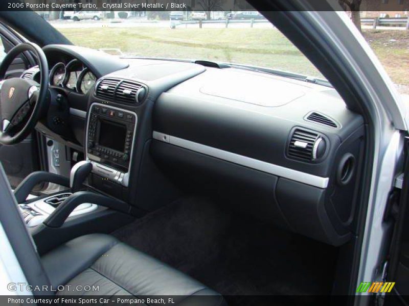 Crystal Silver Metallic / Black 2006 Porsche Cayenne Turbo
