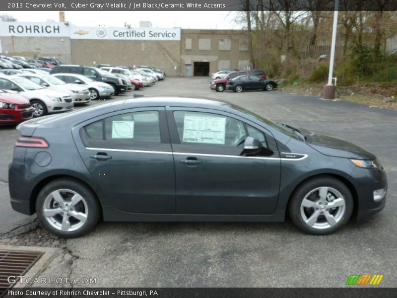 Cyber Gray Metallic / Jet Black/Ceramic White Accents 2013 Chevrolet Volt