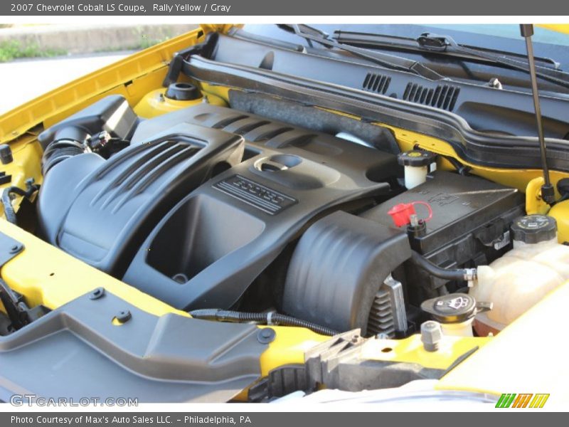 Rally Yellow / Gray 2007 Chevrolet Cobalt LS Coupe