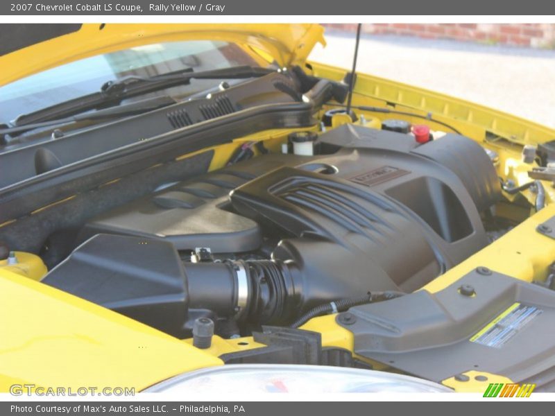 Rally Yellow / Gray 2007 Chevrolet Cobalt LS Coupe