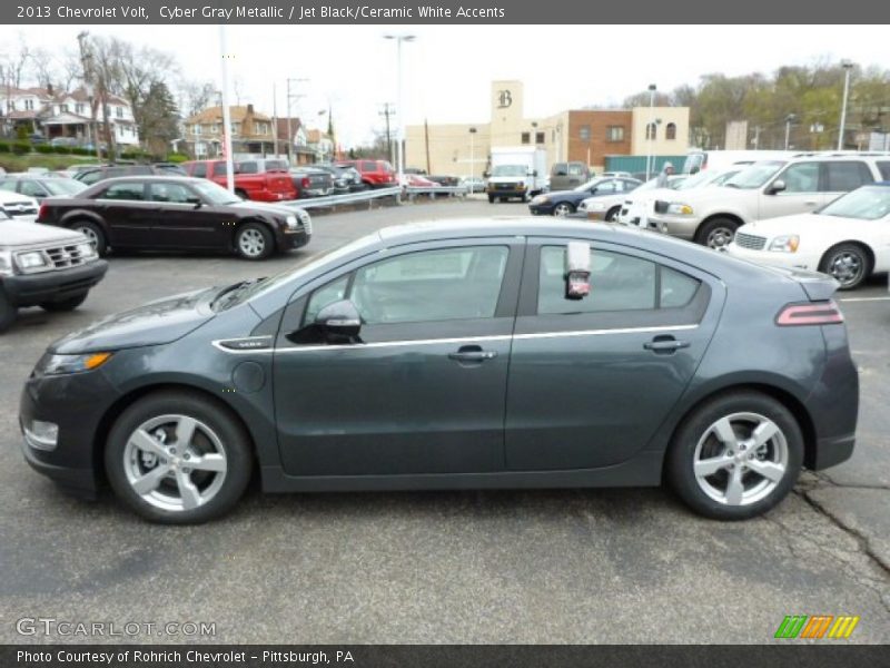 Cyber Gray Metallic / Jet Black/Ceramic White Accents 2013 Chevrolet Volt