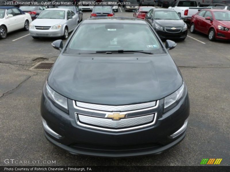 Cyber Gray Metallic / Jet Black/Ceramic White Accents 2013 Chevrolet Volt