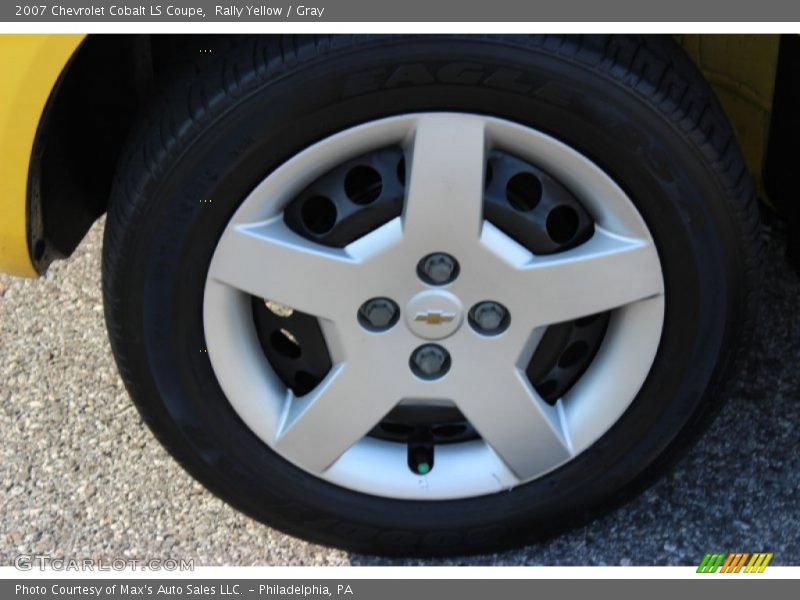Rally Yellow / Gray 2007 Chevrolet Cobalt LS Coupe