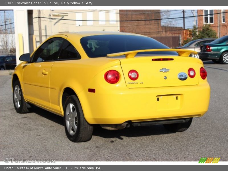 Rally Yellow / Gray 2007 Chevrolet Cobalt LS Coupe