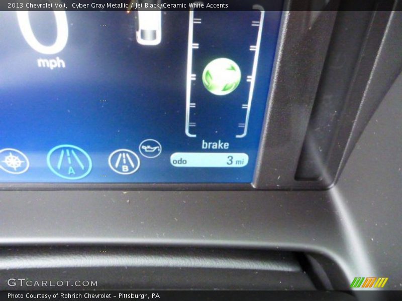Cyber Gray Metallic / Jet Black/Ceramic White Accents 2013 Chevrolet Volt