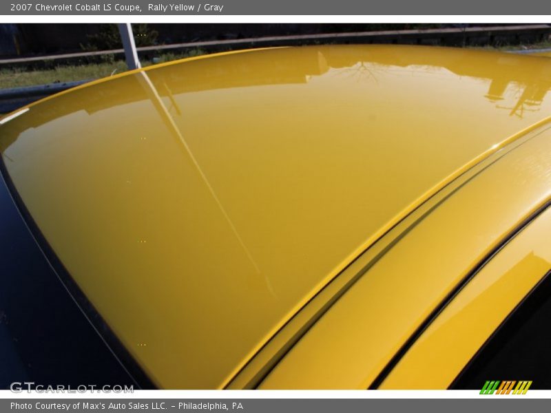 Rally Yellow / Gray 2007 Chevrolet Cobalt LS Coupe