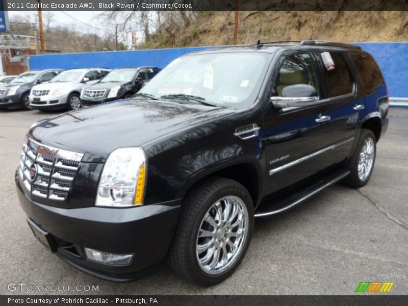 Black Raven / Cashmere/Cocoa 2011 Cadillac Escalade AWD