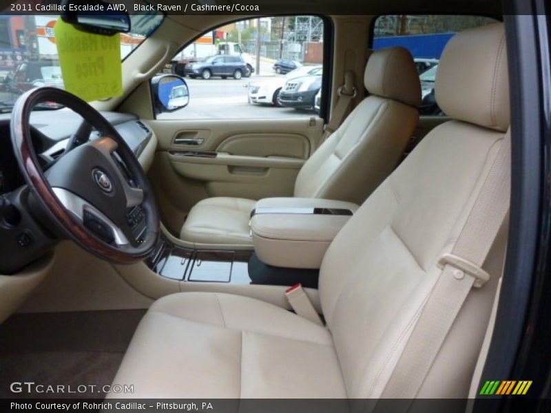 Black Raven / Cashmere/Cocoa 2011 Cadillac Escalade AWD