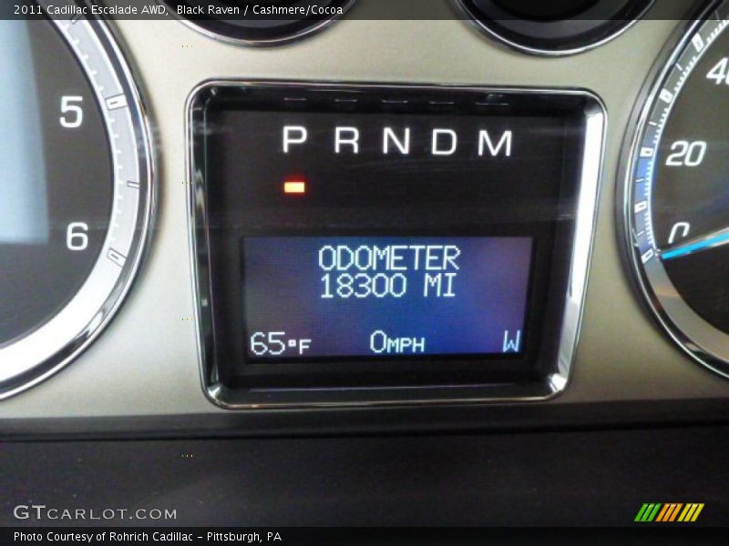 Black Raven / Cashmere/Cocoa 2011 Cadillac Escalade AWD