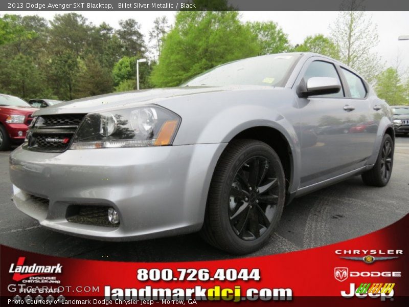 Billet Silver Metallic / Black 2013 Dodge Avenger SXT Blacktop