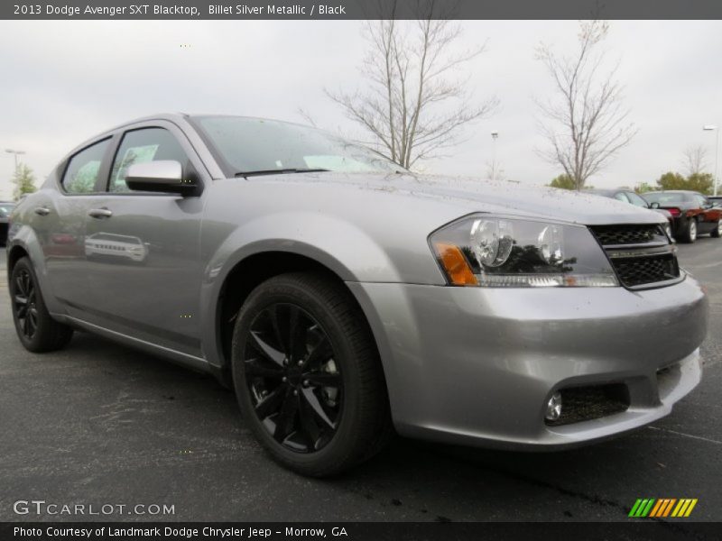 Billet Silver Metallic / Black 2013 Dodge Avenger SXT Blacktop