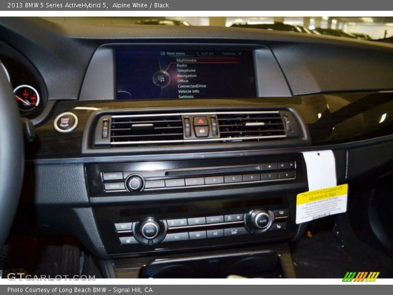 Controls of 2013 5 Series ActiveHybrid 5