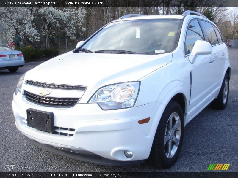 Arctic Ice White / Black 2012 Chevrolet Captiva Sport LT