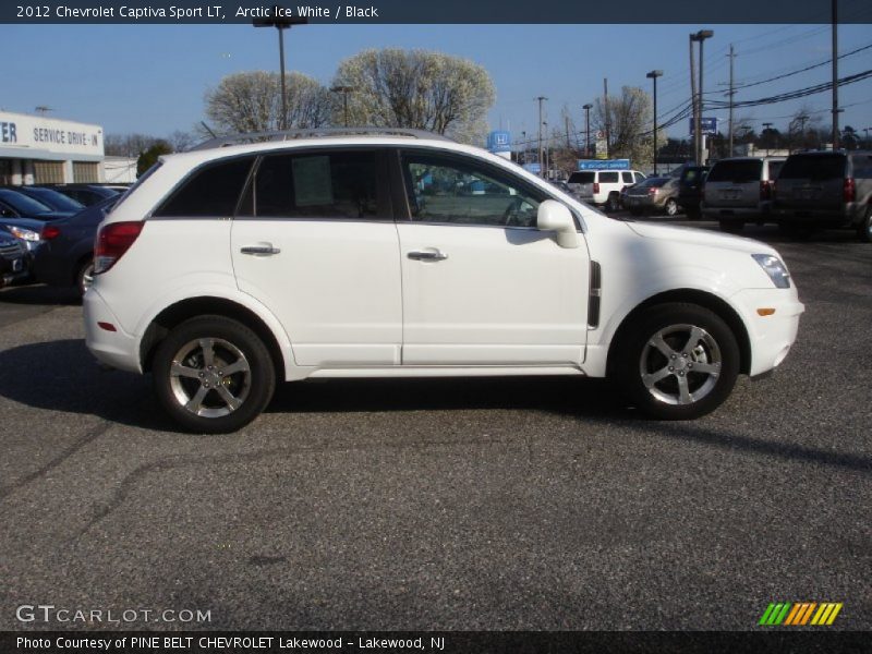 Arctic Ice White / Black 2012 Chevrolet Captiva Sport LT