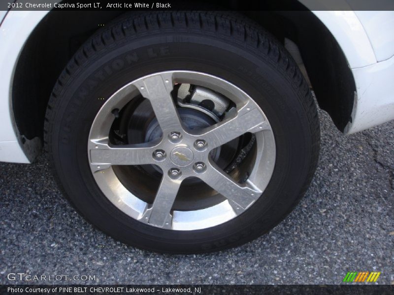 Arctic Ice White / Black 2012 Chevrolet Captiva Sport LT