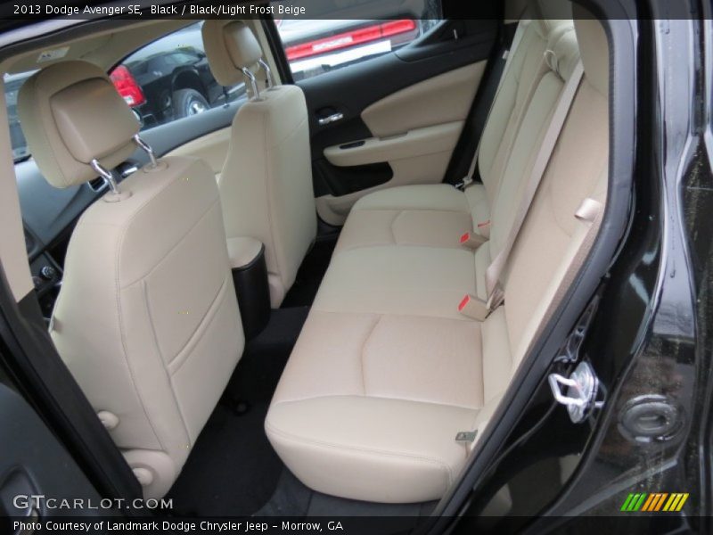 Black / Black/Light Frost Beige 2013 Dodge Avenger SE