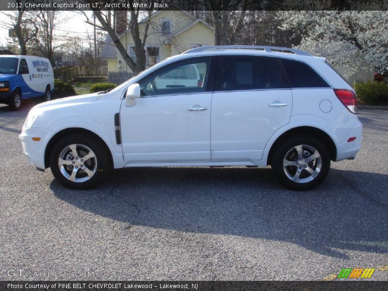 Arctic Ice White / Black 2012 Chevrolet Captiva Sport LT