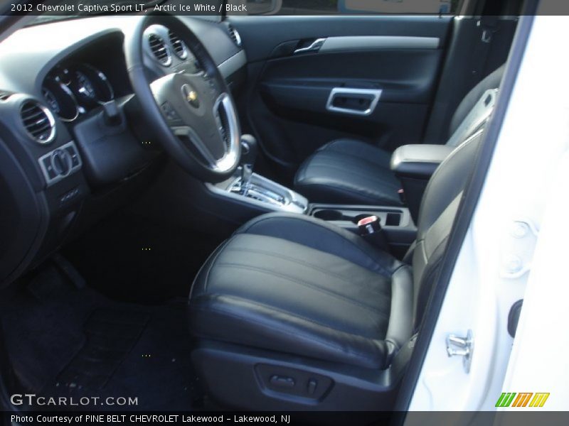 Arctic Ice White / Black 2012 Chevrolet Captiva Sport LT