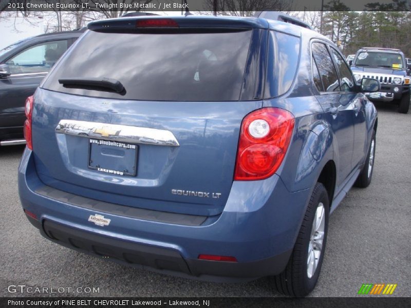 Twilight Blue Metallic / Jet Black 2011 Chevrolet Equinox LT