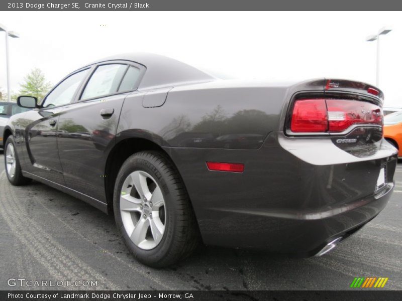 Granite Crystal / Black 2013 Dodge Charger SE