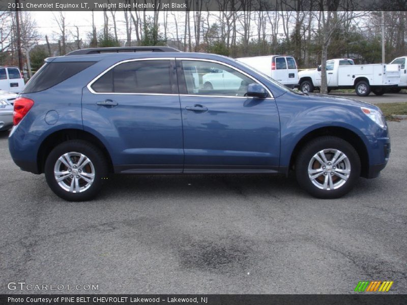 Twilight Blue Metallic / Jet Black 2011 Chevrolet Equinox LT