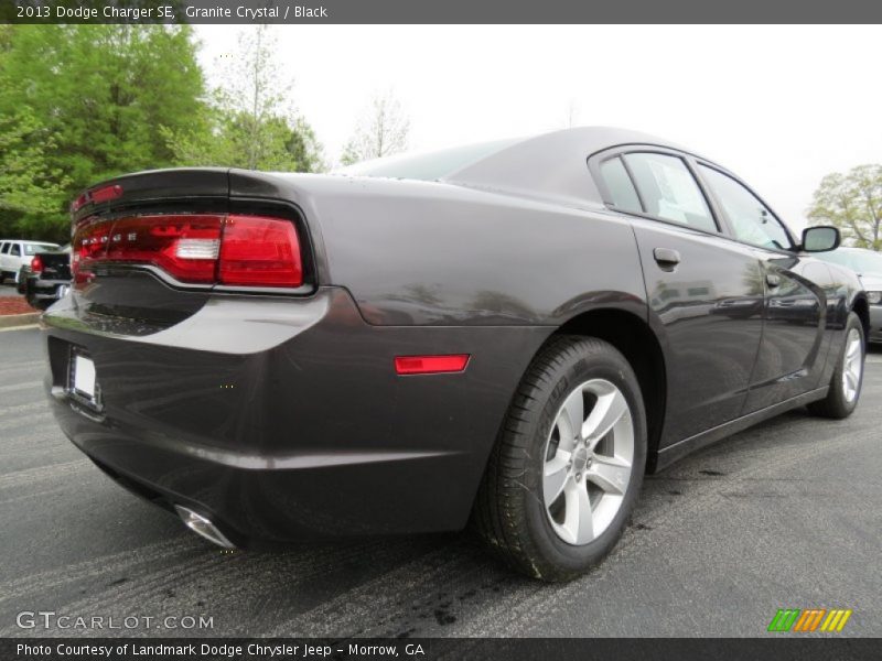 Granite Crystal / Black 2013 Dodge Charger SE