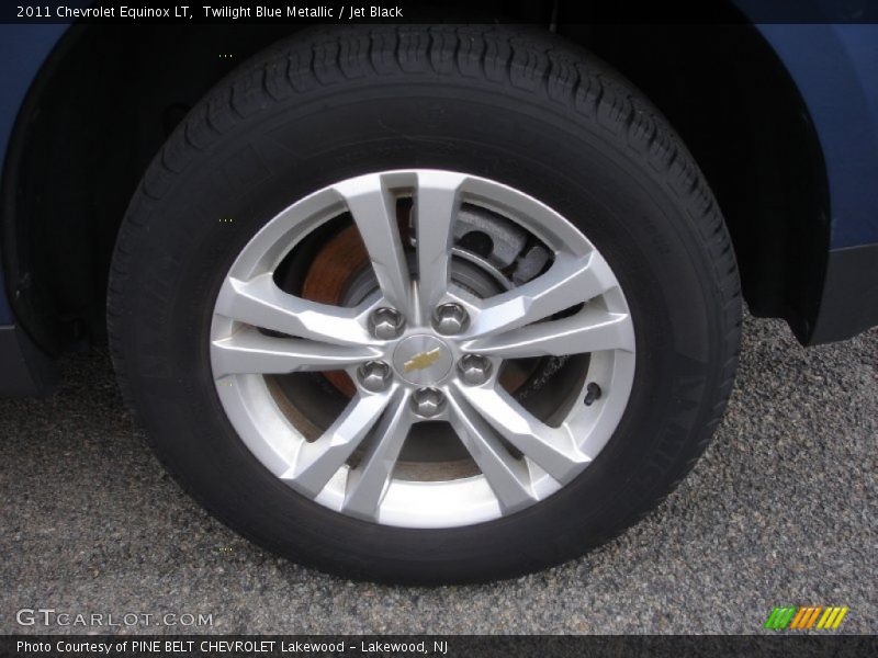 Twilight Blue Metallic / Jet Black 2011 Chevrolet Equinox LT