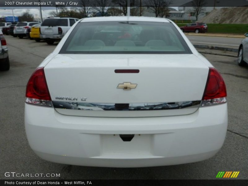 White / Gray 2007 Chevrolet Impala LT