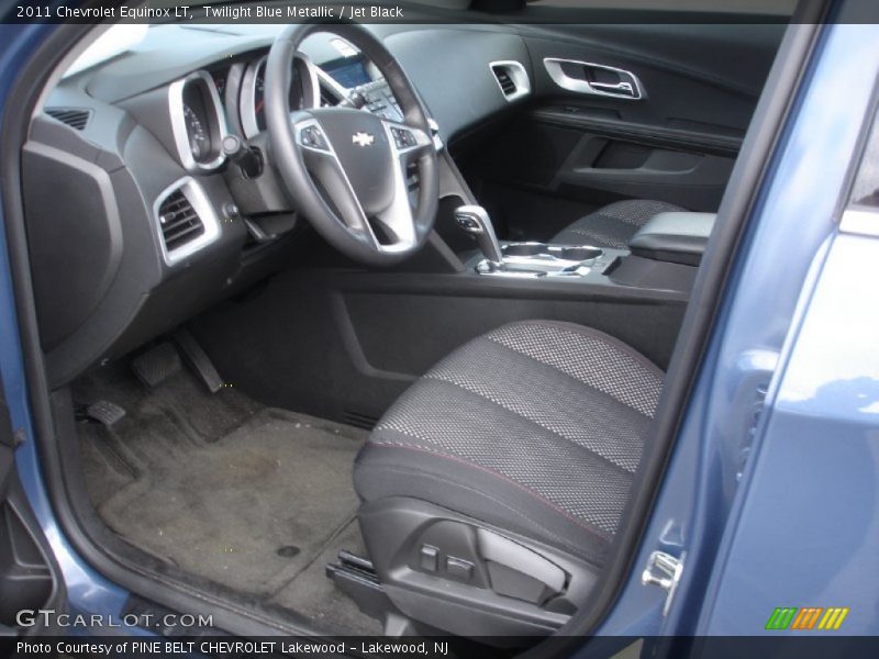 Twilight Blue Metallic / Jet Black 2011 Chevrolet Equinox LT