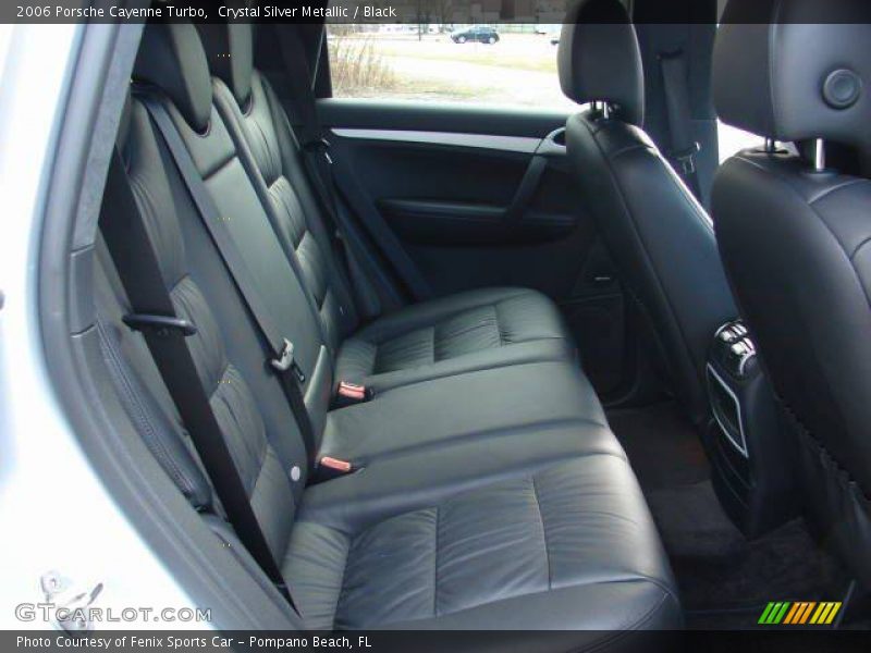 Crystal Silver Metallic / Black 2006 Porsche Cayenne Turbo