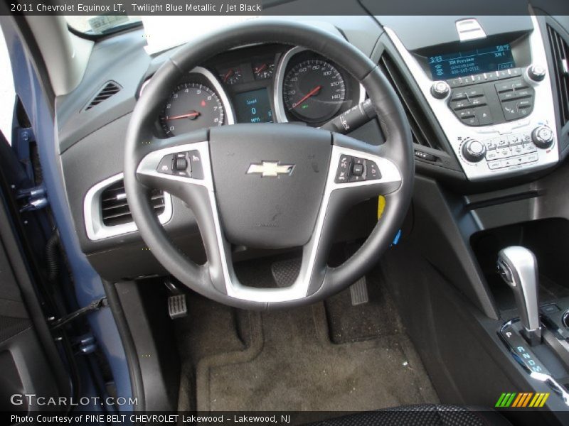 Twilight Blue Metallic / Jet Black 2011 Chevrolet Equinox LT