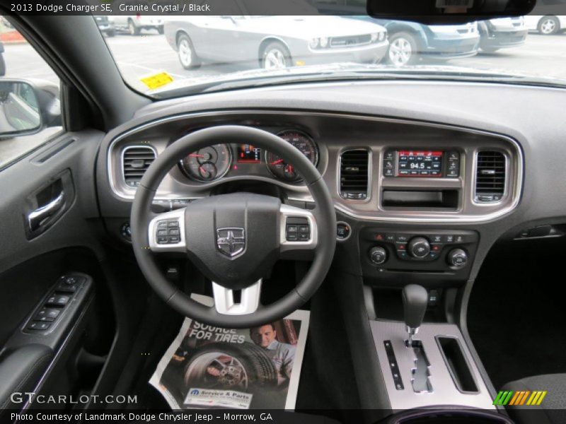 Granite Crystal / Black 2013 Dodge Charger SE