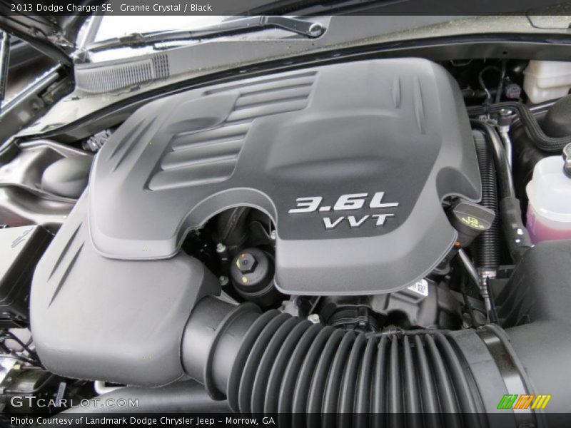 Granite Crystal / Black 2013 Dodge Charger SE