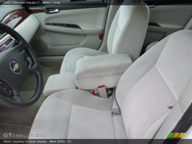 White / Gray 2007 Chevrolet Impala LT