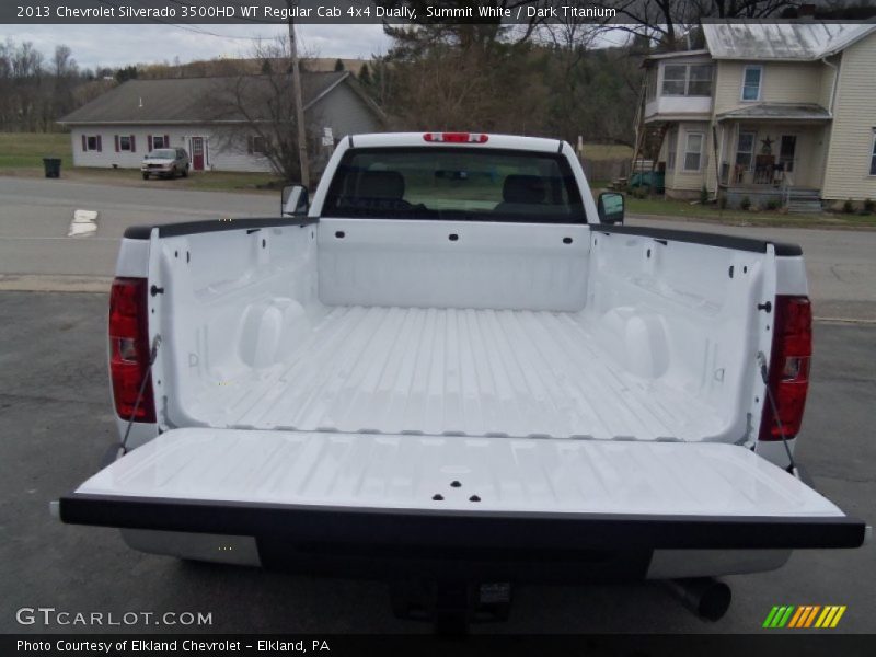 Summit White / Dark Titanium 2013 Chevrolet Silverado 3500HD WT Regular Cab 4x4 Dually