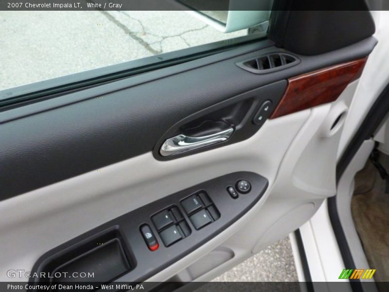 White / Gray 2007 Chevrolet Impala LT