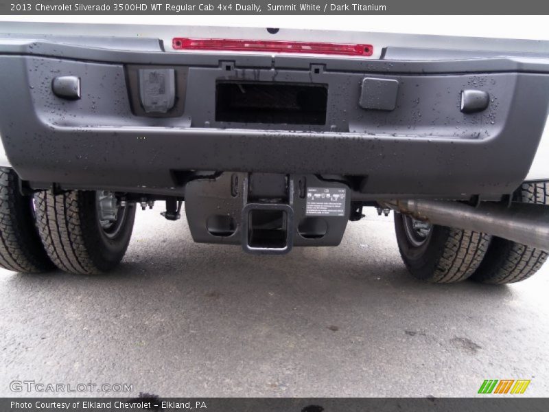 Summit White / Dark Titanium 2013 Chevrolet Silverado 3500HD WT Regular Cab 4x4 Dually