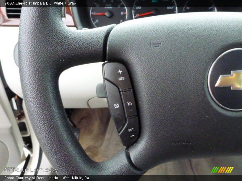 White / Gray 2007 Chevrolet Impala LT
