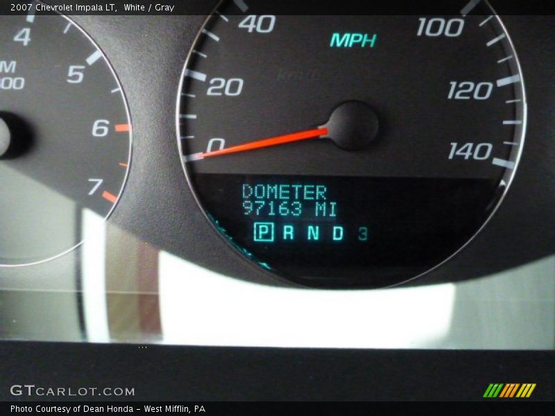 White / Gray 2007 Chevrolet Impala LT