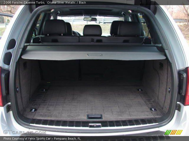 Crystal Silver Metallic / Black 2006 Porsche Cayenne Turbo