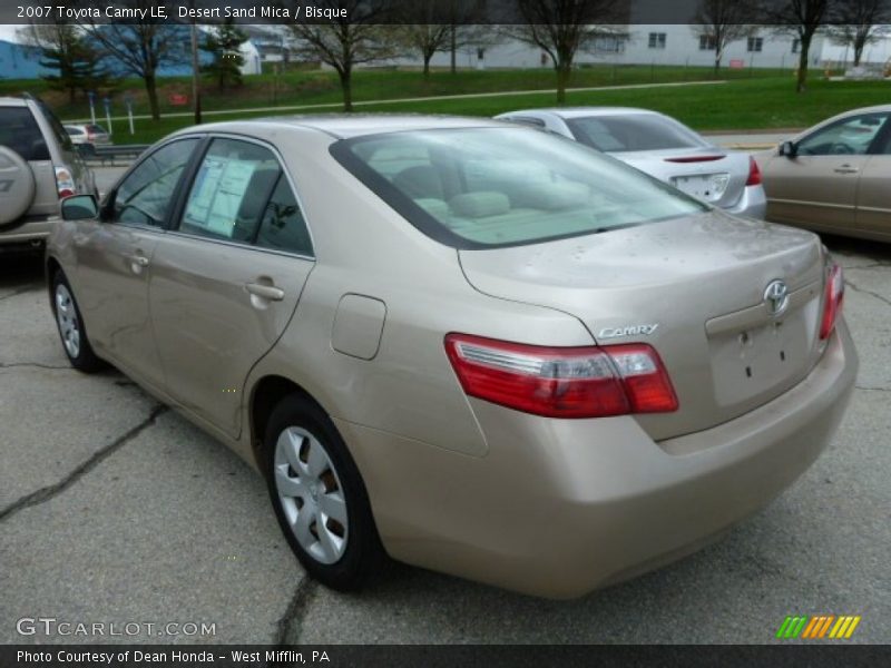 Desert Sand Mica / Bisque 2007 Toyota Camry LE