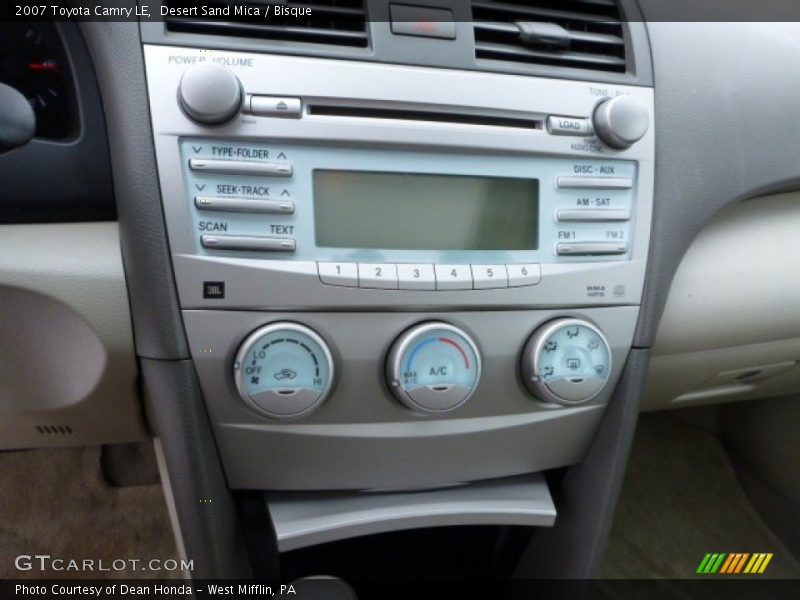 Desert Sand Mica / Bisque 2007 Toyota Camry LE