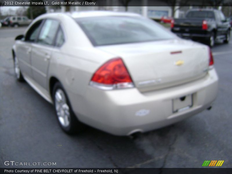 Gold Mist Metallic / Ebony 2012 Chevrolet Impala LT