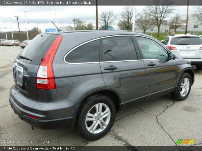 Polished Metal Metallic / Black 2011 Honda CR-V EX 4WD