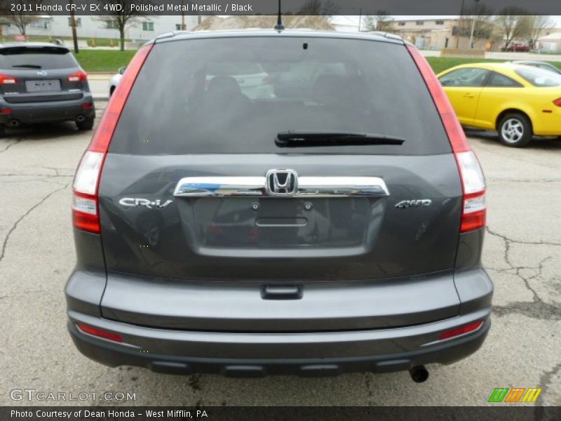 Polished Metal Metallic / Black 2011 Honda CR-V EX 4WD